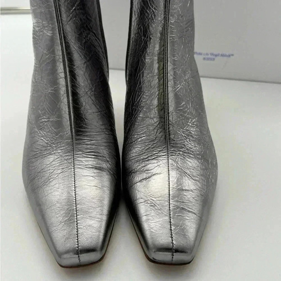 BNWB OFF-White Silver Allen Metal Ankle BootOff-White c/o Virgil Abloh - Picture 9 of 17